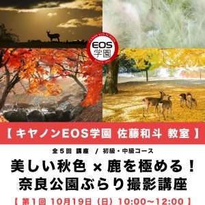 EOS学園 大阪校. 佐藤和斗教室. １０月〜１２月開催講座のお知らせ！